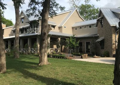 Natures Tree-House backyard